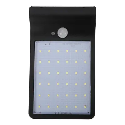 (Black) LED Wall Solar Motion Sensor Street Light Garden Lamp Security Outdoor