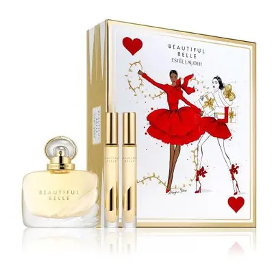 Beautiful Belle Pcs Set: 1.7 Eau De Parfum Spray + X 0.2 Oz Eau De Parfum Travel Spray (Hard Box