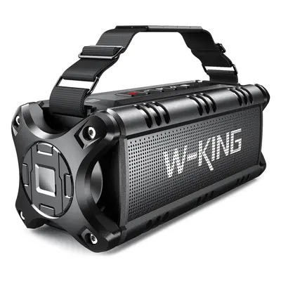 Bluetooth Speaker Loud 50W Punchy Bass, W-KING IPX6 Waterproof Portable Bluetooth Speaker w/ 800