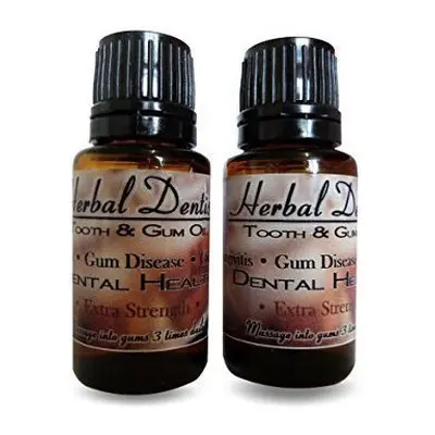 2 Pack Special Offer EXTRA STRENGTH Herbal Dentist Cure For Bad Breath, Gum Disease, Halitosis, 