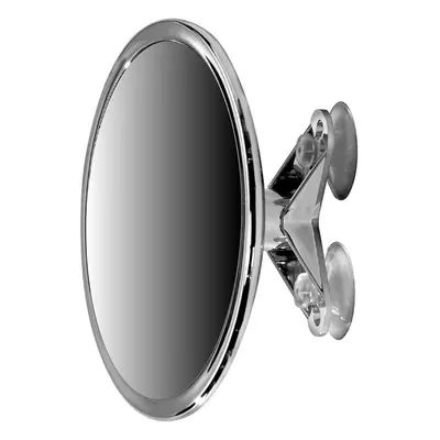 6" Suction Mount Mirror - 5X Magnifying Vanity Makeup Mirror with 3-Point Super Suction, Pivotin