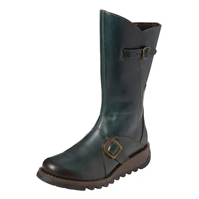 Fly London Womens MES Boots Petrol UK