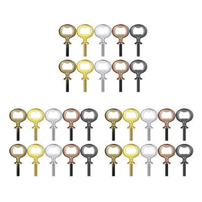 30Pcs Metal Bottle Opener Blanks Stainless Steel Bottle Opener Inserts Kit Threaded Beer Opener 