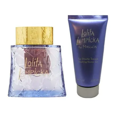 Lolita Lempicka Au Masculin Pcs Set For Men: 3.4 Edt Sp + 2.5 Oz Shower Gel