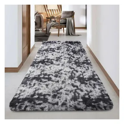 (DARK GREY, 80X300 CM) Extra Large Rugs Fluffy Shaggy Living Room Rug