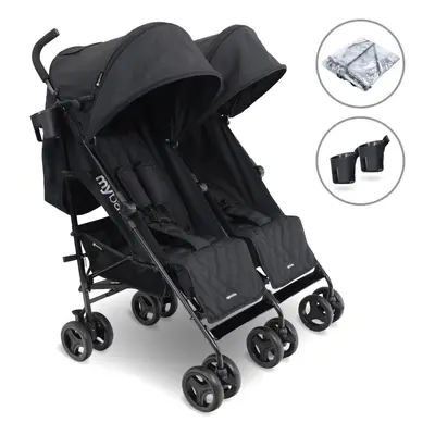 MB12 Double Stroller - Black