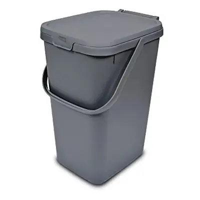 Addis Kitchen Recycling & General Storage bin litres Stackable Food Waste Organiser Caddy with C