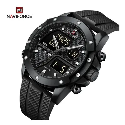 (black, 260mm) Naviforce Watches For Men Sports Digital Waterproof Multifunction Luminous Wristw