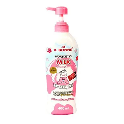 A Bonne Hokkaido Milk Nanowhite Gluta Whitening Lotion 400ml