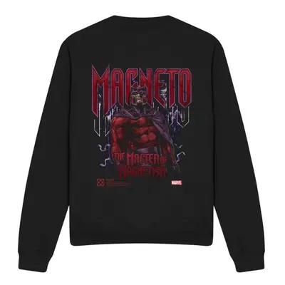 (M, Black) Marvel Unisex Adult X-Men Magneto Sweatshirt