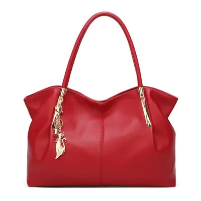 (red, 39cm*15cm*25cm) Scione Female Bag Fashion Handbag Accessory Bag Bag Champagne Color Female