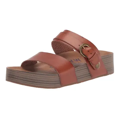 Blowfish Malibu Women's Marge Footbed Sandal Wood Dyecut 8M