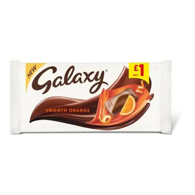 Box of Galaxy Smooth Orange Chocolate Bar 110g