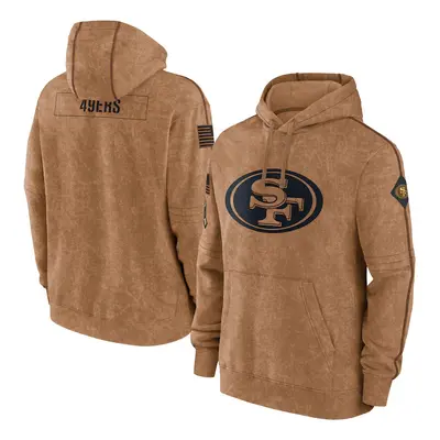 (Men's-XXXL, Brown) Hoodies San Francisco 49ers Salute To Service Pullover Hoodie - Men's