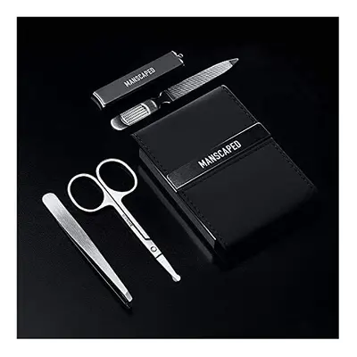 MANSCAPED Shears 2.0 Tempered Stainless Steel Men's Nail Kit, Fingernail Clippers, Safety Scisso