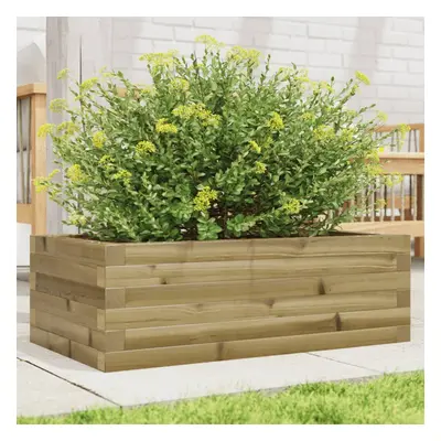 vidaXL Garden Planter Outdoor Flower Pot Planter Pot Impregnated Wood Pine