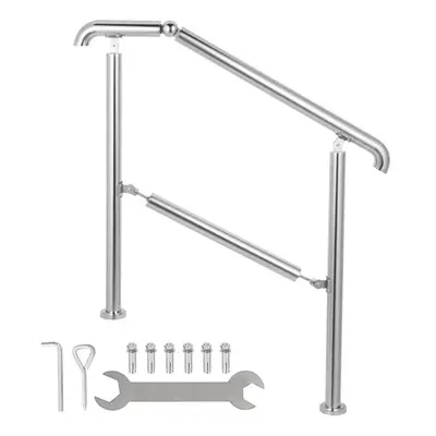 Vevor BXGLTFS3BDLZ00001V0 lbs Stainless Steel Transitional Handrail for Level Surface & to 3, Si