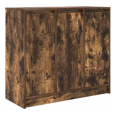 vidaXL Sideboard Smoked Oak 85x34x76 cm Engineered Wood storage cabinet