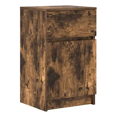 (smoked oak, pcs) vidaXL Bedside Cabinet Grey Sonoma 39x35x65 cm Engineered Wood bedside table