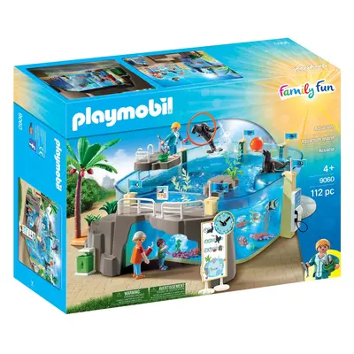 Playmobil Family Fun Aquarium Set With Fillable Water Enclosure