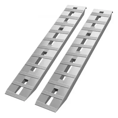 Vevor LHJPD60X12IN2ZZ01V0 x x 2.5 in. Aluminum Trailer Ramps for lbs Total Beavertail Hook End -