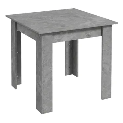 HOMCOM Square Dining Table with Faux Cement Effect for Living Room, Dining Room