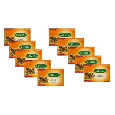 (Pack of 10) Unik Masala Tea Unsweetened 140g