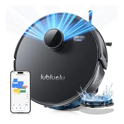 Lubluelu Robot Vacuum Cleaner with Mop, 5000Pa Suction, L15 Robot Vacuum in with Auto Carpet Boo