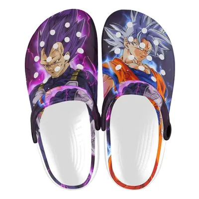 (Goku ultra instinct and Vegeta ultra Ego_10915) Garden Clogs Shoes for Mens & Womens & Kids Clo