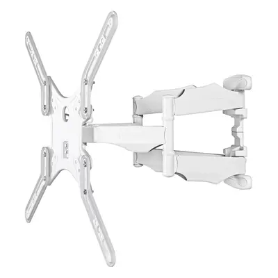 (White) Full Motion TV Wall Mount for inch TVs and screens, Universal TV Wall Bracket up to 36,4