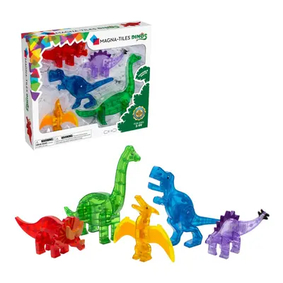 MAGNA-TILES Dinos 5-Piece Magnetic Construction Set The ORIGINAL Magn