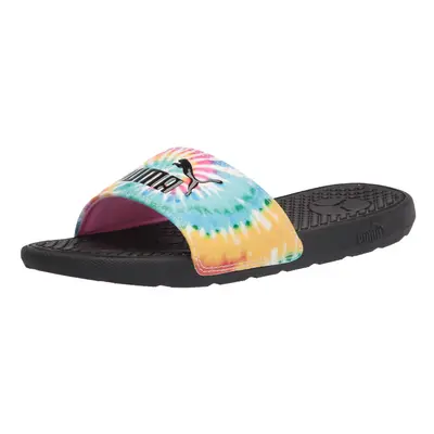 PUMA womens Cool Cat Slide Sandal Phlox Pink-elektro Aqua-puma Black