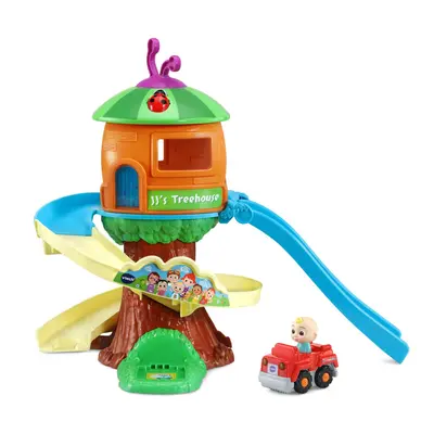 VTech CoCoMelon Go! Go! Smart Wheels Treehouse Track Set