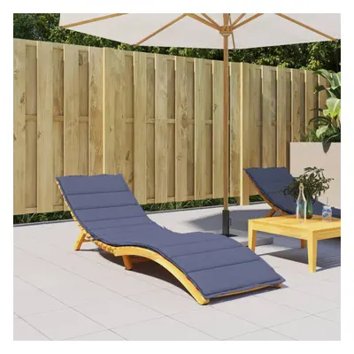 vidaXL Sun Lounger Cushion Navy Blue Oxford Fabric