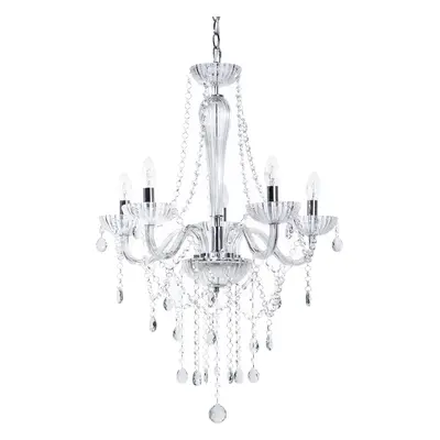 Chandelier LOCONE Crystal Silver