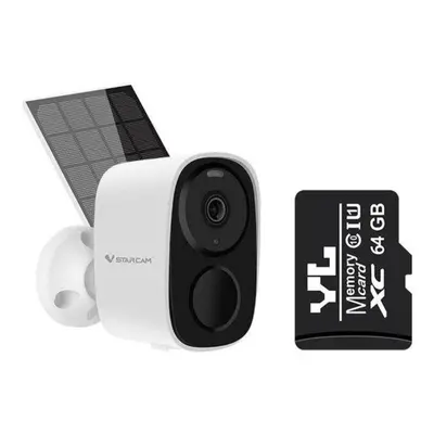 (Solar Camera 128G) Wireless Wifi Camera CCTV Security Camera Outdoor Full HD 1080P Audio IP Cam