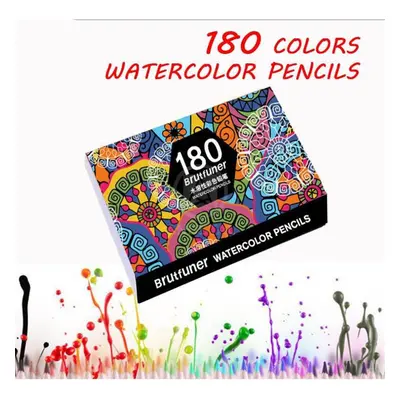 (180 water color) 48/72/120/150/180 Colors Professional Water Soluble Pencil Set Artist Painting