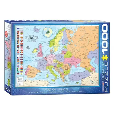 Eg60000789 - Eurographics Puzzle Pc - Map of Europe