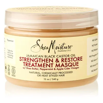 Shea Moisture amaican Black Castor Oil Strengthen Grow and Restore Treatment Masque, 12oz