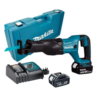 Makita DJR186RME 18v LXT Reciprocating Recip Sabre Saw - x 4.0ah Batteries