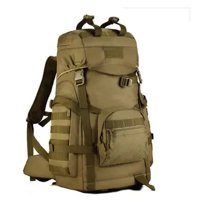 (khaki) 60l 3D Nylon Outdoor Sport Military Tactical Climbing Mountaineering Camping Hiking Trek