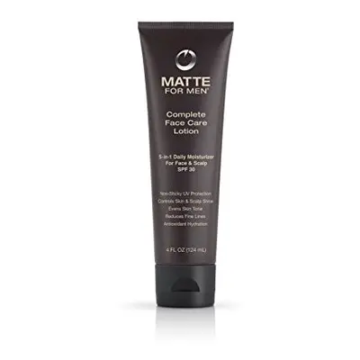 Matte For Men Complete Face Care Lotion with SPF 30, 4.0 Ounce