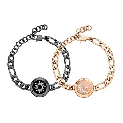 TOTWOO Couple Bracelet Couple Gifts Partner Bracelet Long Distance Touch Couple Gifts Love Gift 