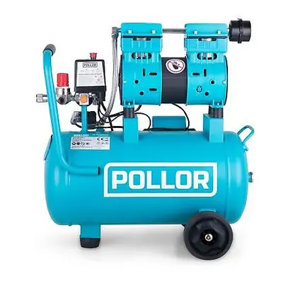 24L Air Compressor 5.2 CFM Low Noise Oilless Silent 750W Oil Free