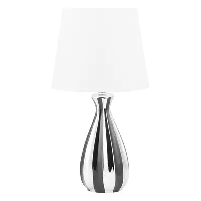 Table Lamp VARDJA Ceramic Silver