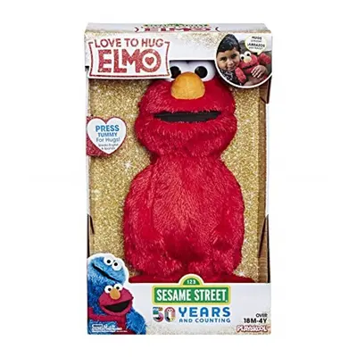 Sesame Street Love to Hug Elmo Talking, Singing, Hugging Plush Toy for Toddlers, Kids Months & U