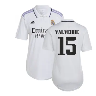 (L) Real Madrid Womens Home Shirt (VALVERDE 15)