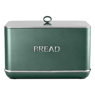 Tower Renaissance Bread Bin, 16L Capacity, Simple Pull Lid, Forest Green T826175FOR