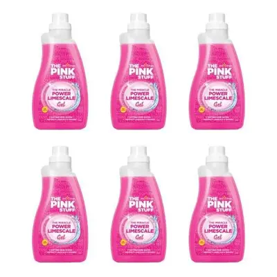 The Pink Stuff Miracle Power Limescale Gel for Washing Machine 1L (Pack of 6)