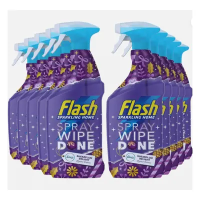 Flash Antibacterial Multi-Purpose Trigger Spray Sugarplum Delight (10x 800ml)